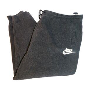 Nike Men's 3XL Gray Sweatpants Drawstring Pockets Just Do It
